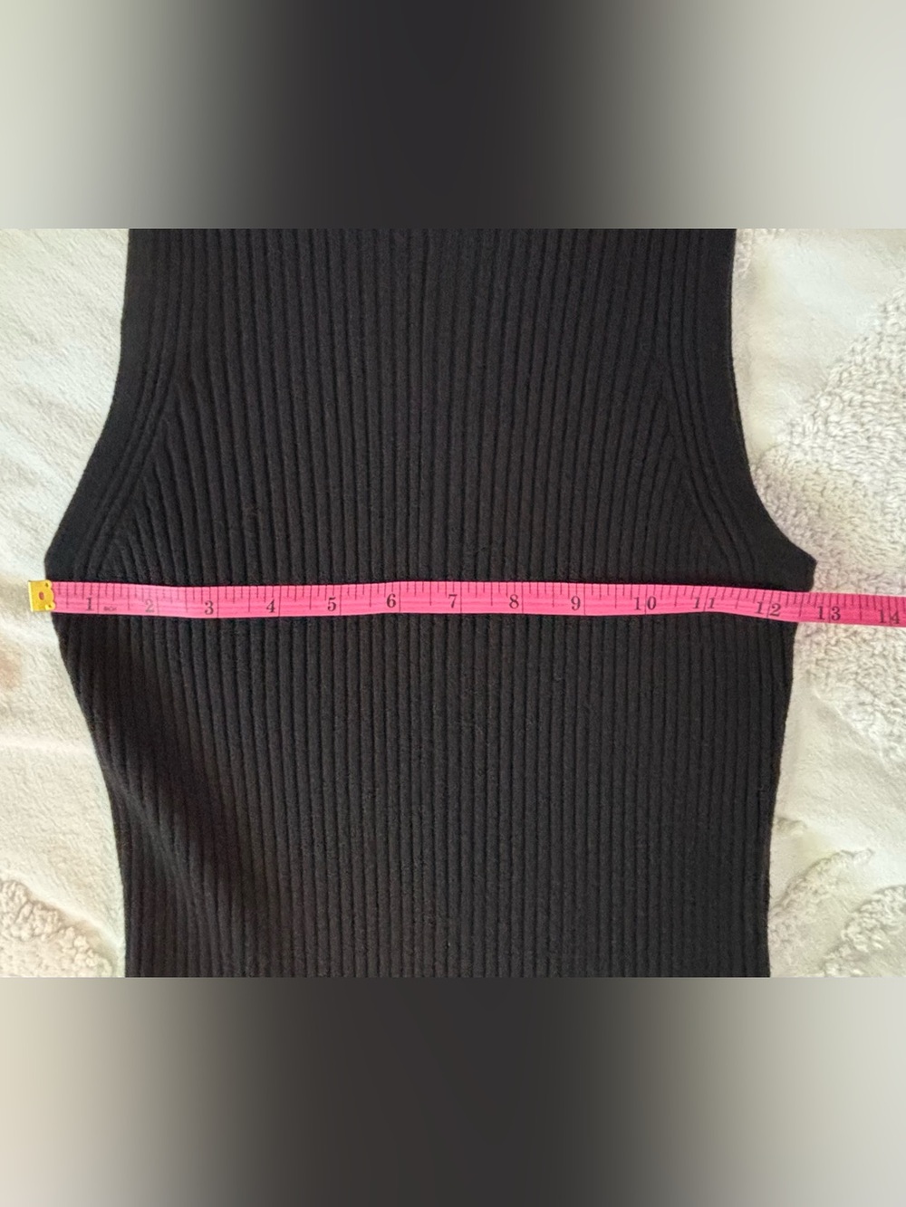 GAP Black Sleeveless Ribbed Maxi Dress - Picture 7 of 13